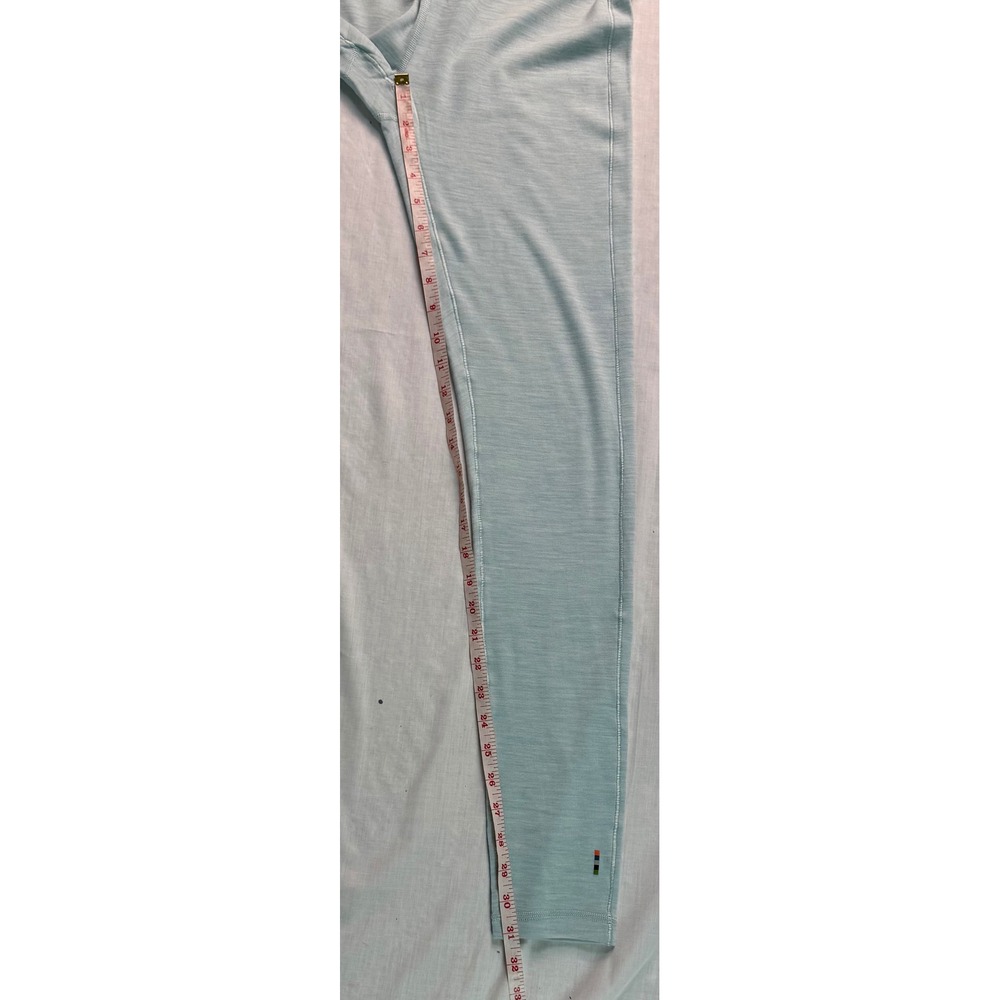 Smartwool Classic Thermal Merino Base Layer Bottoms Bleached Aqua Heather - Picture 13 of 15